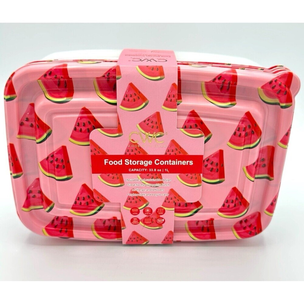 CWC 20-Piece Watermelon Fruit Food Storage Containers‎